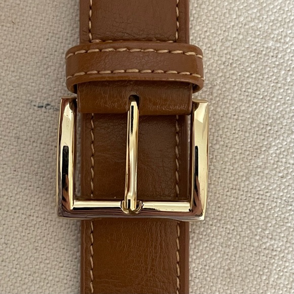 Tuscan’s Collection Genuine Leather Tan Brown Hobo Golden Hardware  Shoulder Bag - Picture 11 of 15